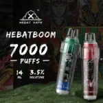 HEBAT 喜貝 7000 口一次性電子煙 | 長效續航．免注油便捷首選 | 台灣現貨