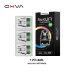 【大蠻牛空倉】OXVA NEXLIM 大蠻牛專用 4ML 頂部注油空煙彈 (3入裝) - 雙網狀線圈防漏可重複注油：圖片 4